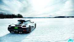 Koenigsegg Supercars koenigsegg agera r snow Trees landscape