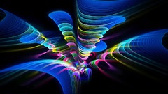 Kolors blue glow neon