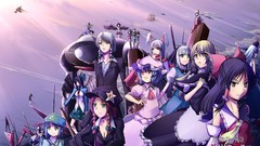 Konpaku youmu remilia scarlet fujiwara no mokou hakurei reimu 