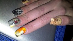 Korn albums nail art