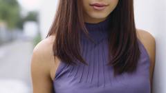 Kristin Kreuk blue dress