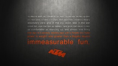 KTM vehicles motorbikes