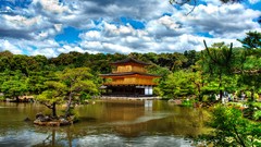 Kyoto HDR Photography kinkakuji Golden Pavilon