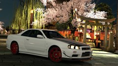 Kyoto skylines Nissan Skyline R34 GT-R