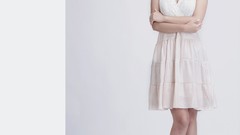 Lace ivory asians models Korean Ryu Ji Hye