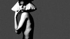 Lady gaga grayscale singers