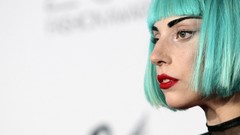Lady gaga green hair