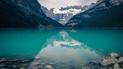 Lake banff national park alberta Canada Mountains reflection