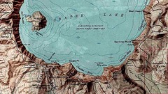 Lake high nature crater