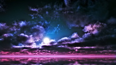 Lake sun nature clouds