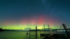 Lakes aurora borealis