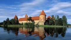 Lakes castle lithuania trakai