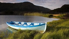 Lakes Mountains nature ships