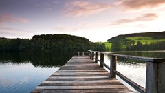 Lakes piers rivers forests