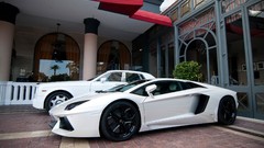 Lamborghini aventador lp700-4 white cars