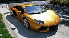 Lamborghini Car vehicle Supercars orange cars