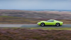 Lamborghini Green green cars motion blur vehicle Car