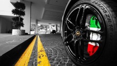 Lamborghini Italy selective coloring