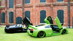 Lamborghini lamborghini gallardo Bricks green cars vehicle