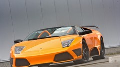 Lamborghini murcielago orange cars