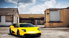 Lamborghini murcielago yellow cars