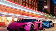 Lamborghini pink cars