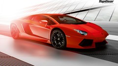 Lamborghini top gear Lamborghini-Aventador red cars