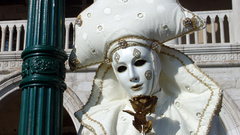 Lamp posts fake flowers