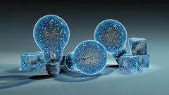 Lamps digital art light bulbs