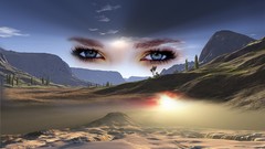 Land eyes skyscapes deserts