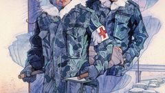 Landscape blizzard prints are heritage portrayed formatstate