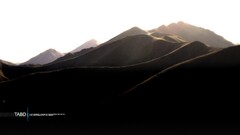 landscape Mountains nature Typography dark