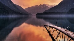 landscape nature evening water Mountains