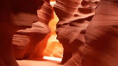 landscape nature rock Antelope Canyon canyon orange red Arizona