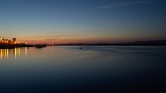 landscape sky water lights outdoors