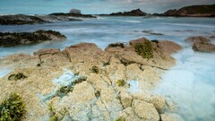 landscape water rock nature