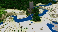 Landscapes 3d minecraft blender