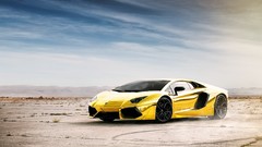 Landscapes advertisement lamborghini murcielago deserts
