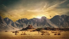 Landscapes Animals Mountains tilt-shift skyscapes