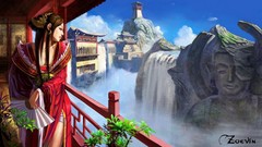 Landscapes Anime anime girls artwork digital art fantasy art