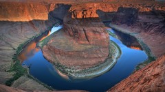 Landscapes Arizona rivers deserts horseshoe bend