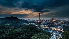Landscapes Asia Taipei cityscapes