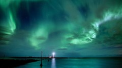 Landscapes aurora borealis