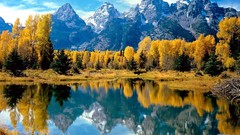 Landscapes autumn lakes