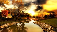 Landscapes autumn Parks