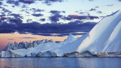 Landscapes bay Greenland