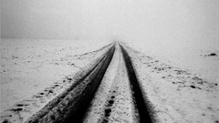 Landscapes black and white France Photographers roads 