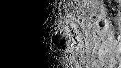 Landscapes black and white moon crater monochrome outer space