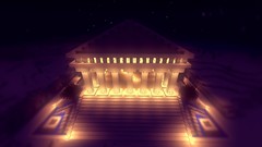 Landscapes block Coliseum minecraft fan art digital art video 