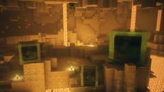 Landscapes block minecraft fan art artwork digital art video 